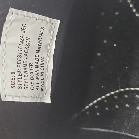 1158- Perry Ellis Suede Men's Shoes Black Color Size 9 - Picture 9 of 9